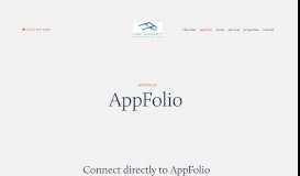 
							         AppFolio — First Property Management Solution								  
							    