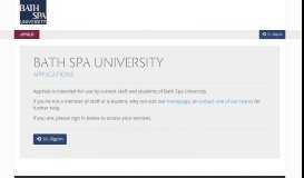 
							         AppHub - Bath Spa University								  
							    