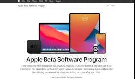 
							         Apple Beta Software Program								  
							    