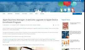 
							         Apple Business Manager: A welcome upgrade to Apple Device ...								  
							    