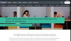 
							         Apple Business Manager | Jamf								  
							    