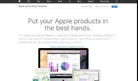 
							         Apple Consultants Network - Your Local Expert								  
							    