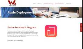 
							         Apple Deployment Programs - Winthrop Australia								  
							    