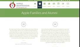 
							         Apple Families and Alumni - Apple Montessori Schools								  
							    