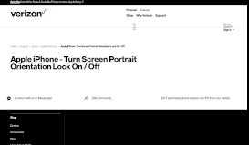
							         Apple iPhone - Lock / Unlock Screen Portrait Orientation Mode ...								  
							    