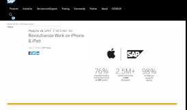 
							         Apple & SAP Partner to Revolutionize Work - SAP News Center								  
							    