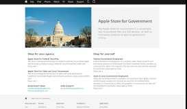 
							         Apple Store for Government - Apple								  
							    