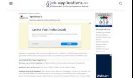 
							         Applebee's Application, Jobs & Careers Online - Job-Applications.com								  
							    