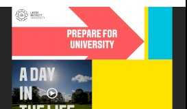
							         Applicant Days 2019 - Leeds Beckett University								  
							    