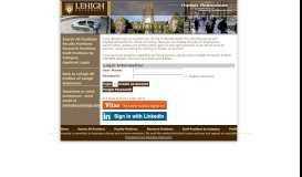 
							         Applicant Login - Lehigh University								  
							    