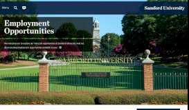 
							         Applicant Login - Samford University Careers								  
							    