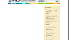 
							         Applicant Portal - ECFMG								  
							    
