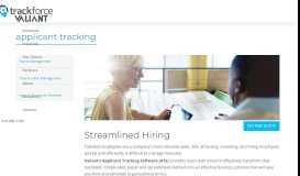 
							         Applicant Tracking - Valiant								  
							    