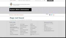 
							         Applicants | Admissions Section - UWI, Mona - The University of the ...								  
							    