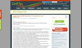 
							         Application ARD Rajasthan for pg portal and grievance | RTI Anonymous								  
							    
