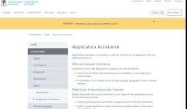 
							         Application Assistance | Canada Council for the Arts								  
							    