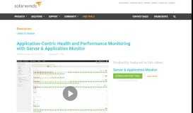 
							         Application-Centric Health and Performance Monitoring with Server ...								  
							    