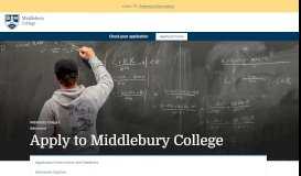 
							         Application Checklist | Middlebury								  
							    