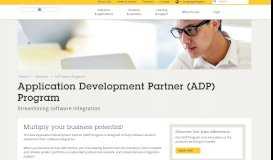 
							         Application Development Partner (ADP) Program | Axis Communications								  
							    