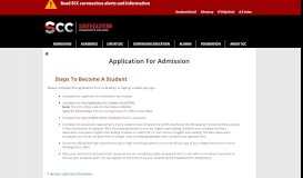 
							         Application For Admission - Southeastern Community College								  
							    