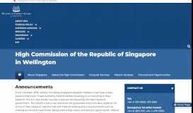 
							         Application for Exit Permit - Ministry of Foreign Affairs Singapore								  
							    