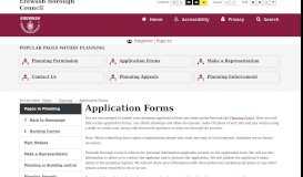 
							         Application Forms - Erewash Borough Council								  
							    