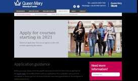 
							         Application Guidance | How to Apply | Queen Mary Online								  
							    