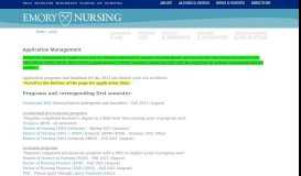 
							         Application Management - Nell Hodgson Woodruff School of Nursing								  
							    