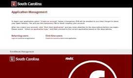 
							         Application Management - Office of Undergraduate Admissions								  
							    