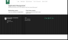 
							         Application Management - Tuck School of Business								  
							    