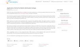 
							         Application Portal for Martin Methodist College - Adro Solutions								  
							    
