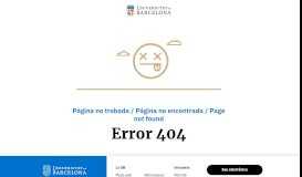 
							         Application procedure - Universitat de Barcelona								  
							    
