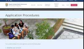 
							         Application Procedures | Taught Postgraduate Admissions ... - HKU AAL								  
							    