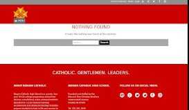 
							         Application Process and Deadlines - Bergen Catholic High School								  
							    