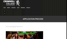 
							         Application Process | Cromwell College - Opportunities now, benefits ...								  
							    