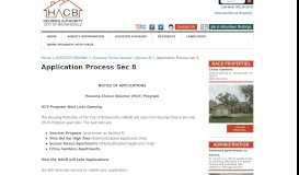 
							         Application Process Sec 8 | Brownsville Housing Authority								  
							    