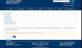 
							         Application Process | Villanova University								  
							    
