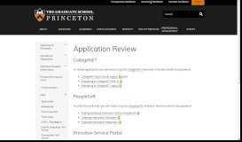 
							         Application Review | Graduate School								  
							    