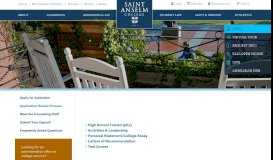 
							         Application Review Process | Saint Anselm College								  
							    