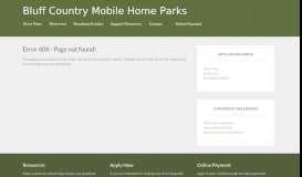 
							         Application - Rivercrest - Bluff Country Mobile Home Parks								  
							    