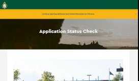 
							         Application Status Check | NMU Admissions								  
							    