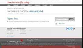 
							         Application Status | Information Technology and Management | IIT ...								  
							    