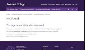 
							         Application Status Portal and Financial Aid Portal - Amherst College								  
							    