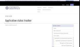 
							         Application status tracker | How to apply | Study here								  
							    