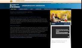 
							         Application Status // Undergraduate Admissions // Marquette University								  
							    