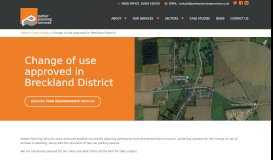 
							         Application success for change of use in Breckland District - Parker ...								  
							    
