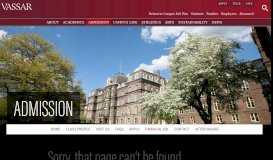 
							         Application - Vassar Admissions - Vassar College								  
							    