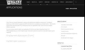 
							         Applications - Aubrey Silvey Enterprises								  
							    