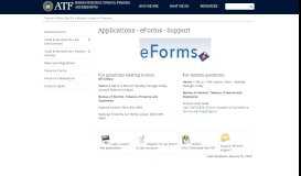 
							         Applications - eForms - Support | Bureau of Alcohol ... - ATF								  
							    