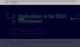 
							         Applications in the DELFI Environment - Schlumberger Software								  
							    
